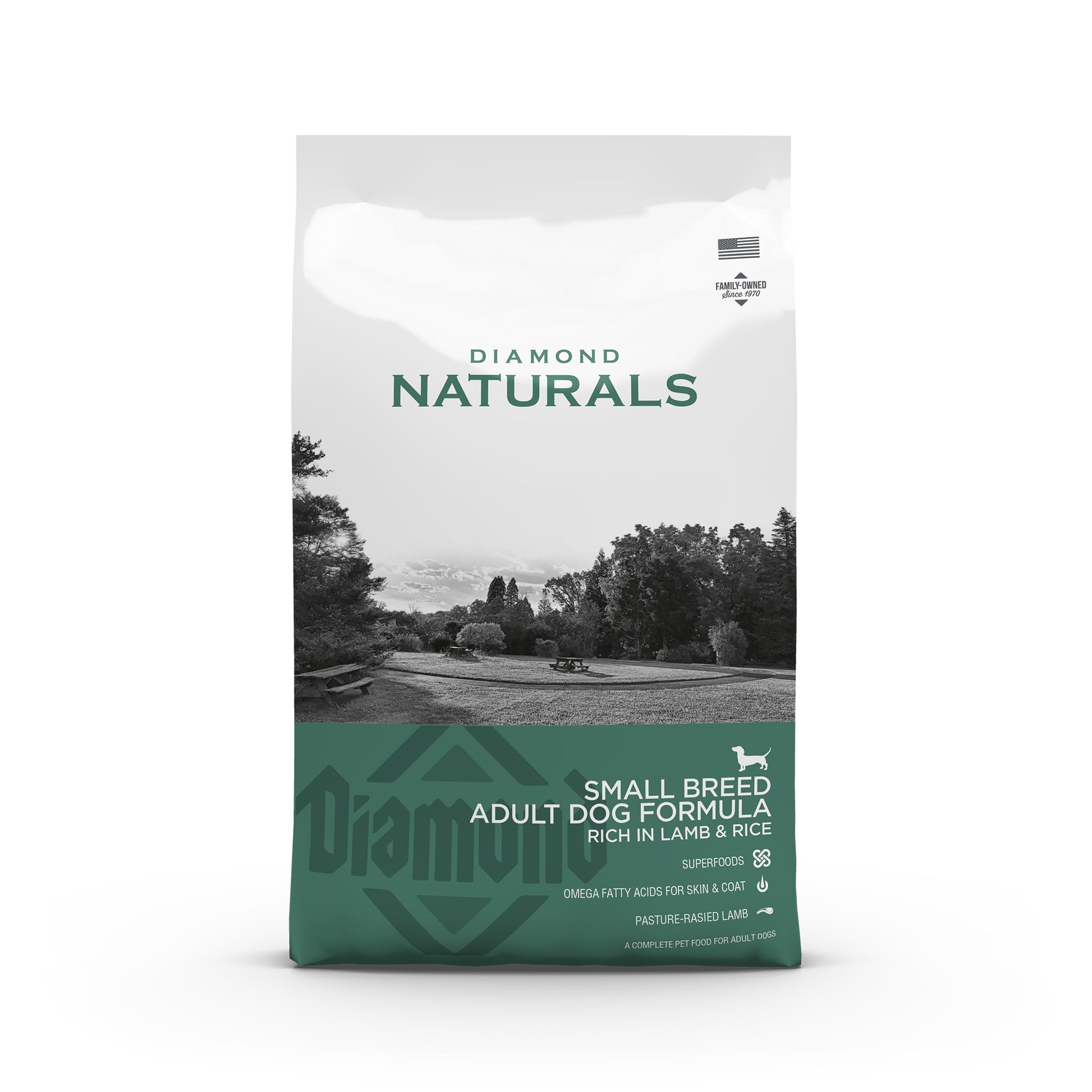 Diamond Naturals Small Breed Adult Dog Formula - Rich in Lamb & Rice - product detail image buy online South Africa