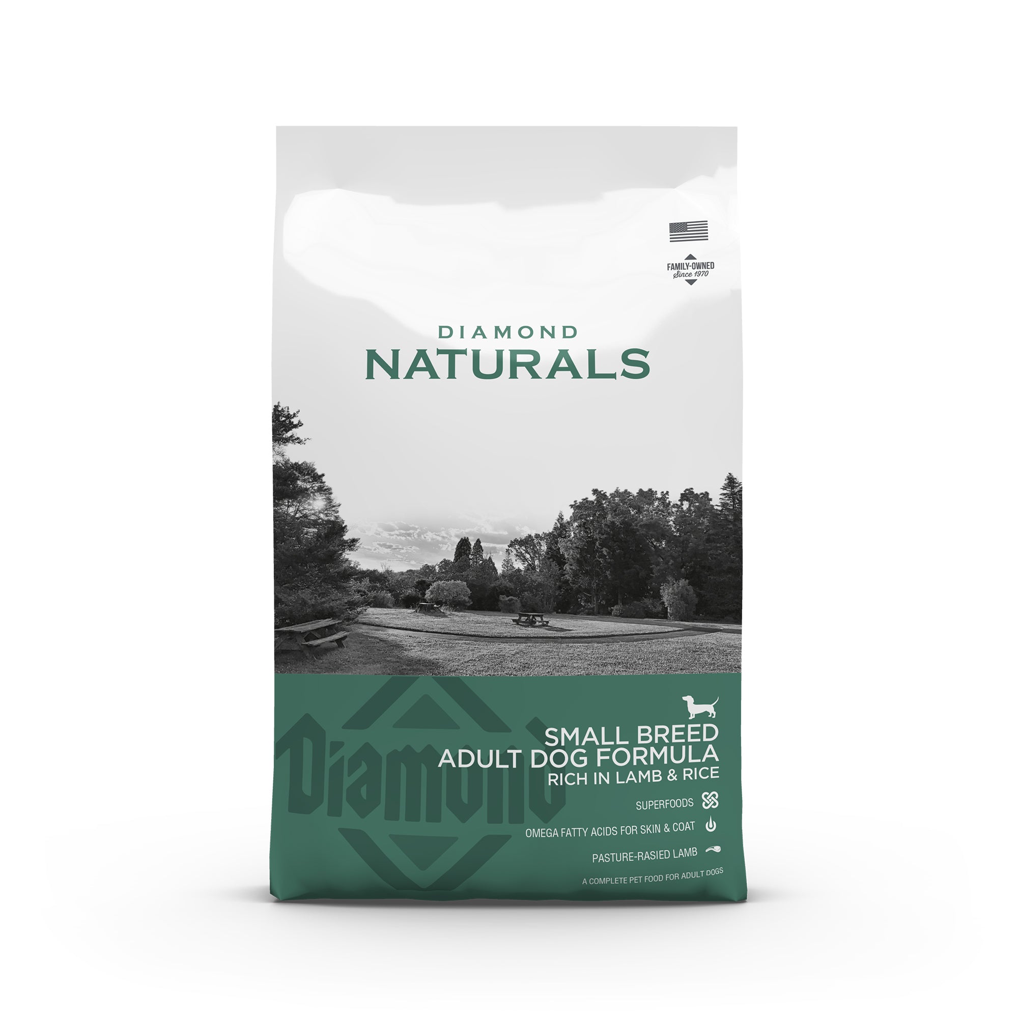 Diamond Naturals Small Breed Adult Dog Formula - Rich in Lamb & Rice - product detail image buy online South Africa