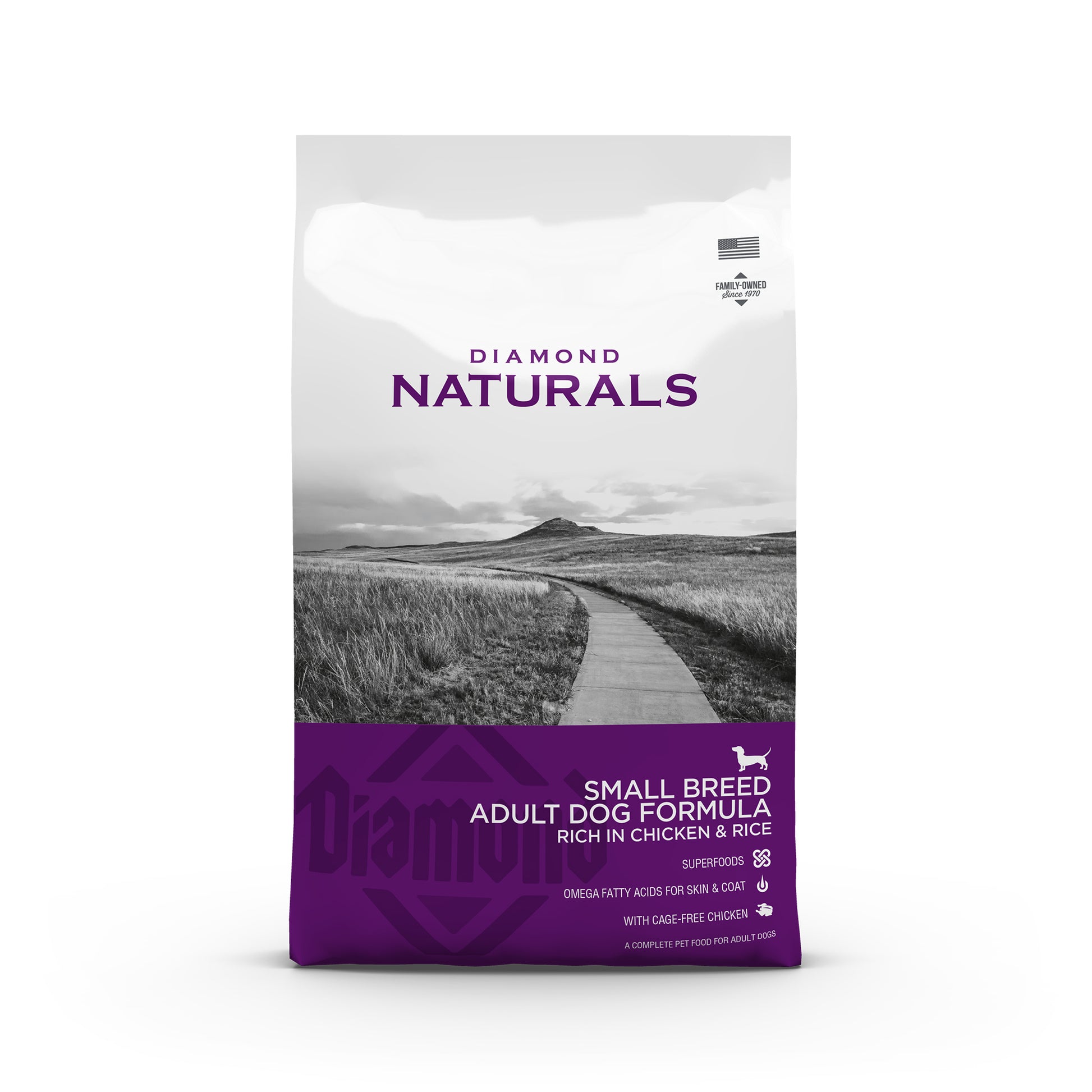 Diamond Naturals Small Breed Adult Dog Formula - Rich in Chicken & Rice - product detail image pet supplies South Africa