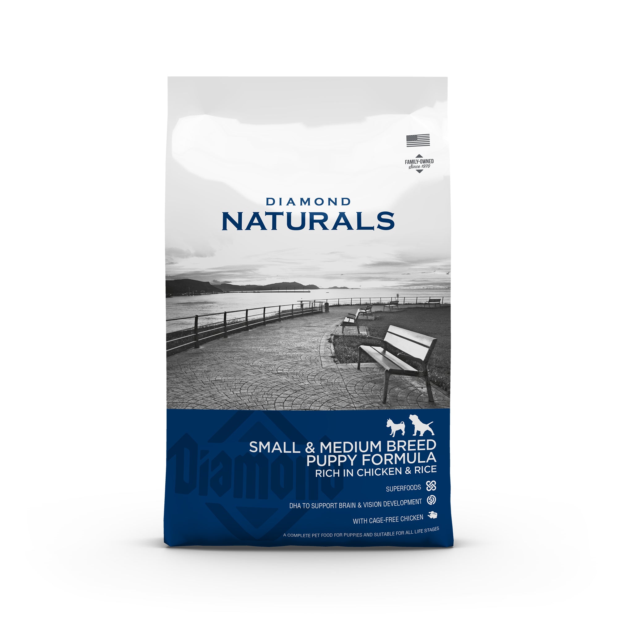 Diamond Naturals Small & Medium Breed Puppy Formula - Rich in Chicken & Rice - product detail image SA online