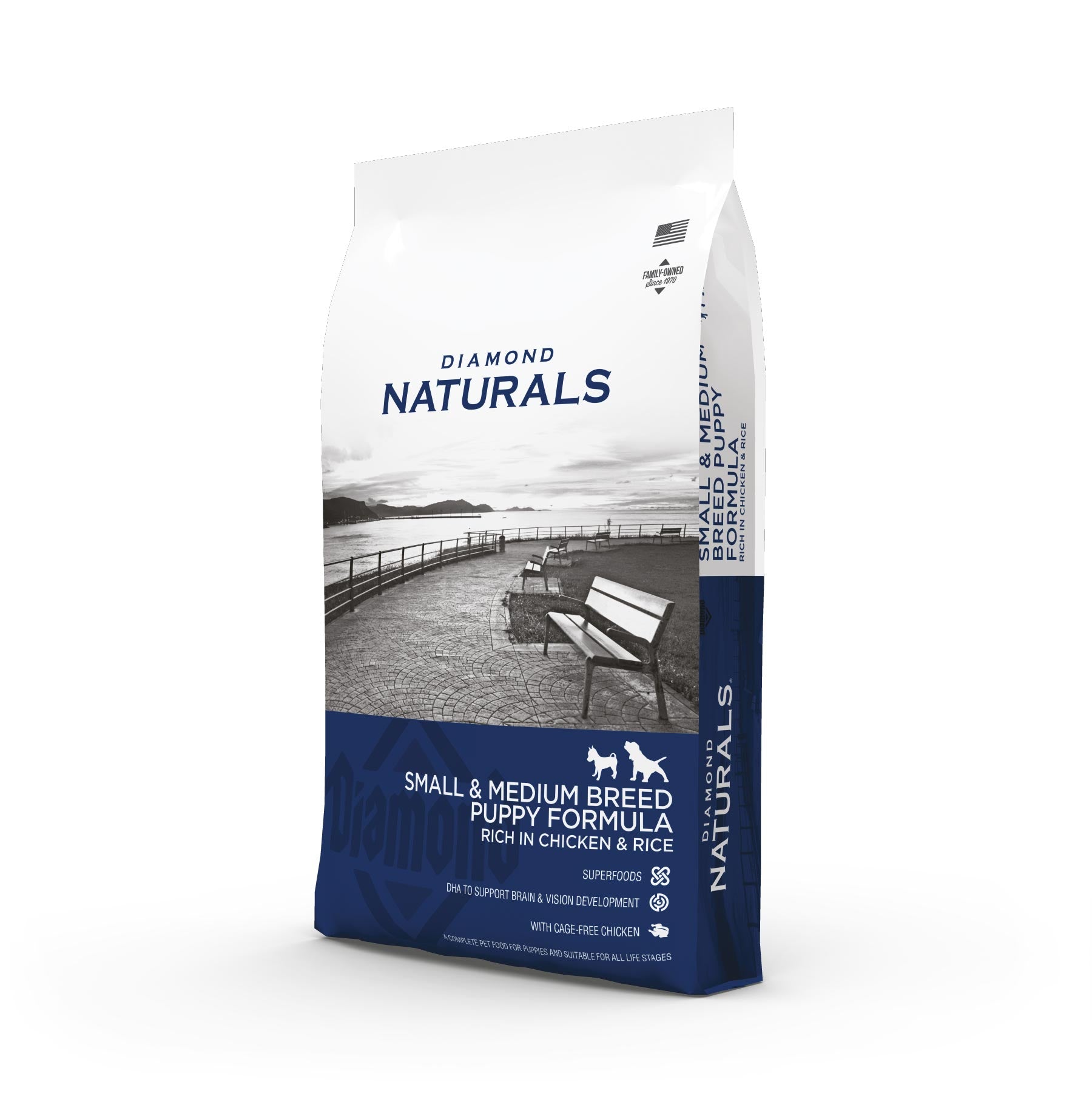 Diamond Naturals Small & Medium Breed Puppy Formula - Rich in Chicken & Rice - product detail image in South Africa