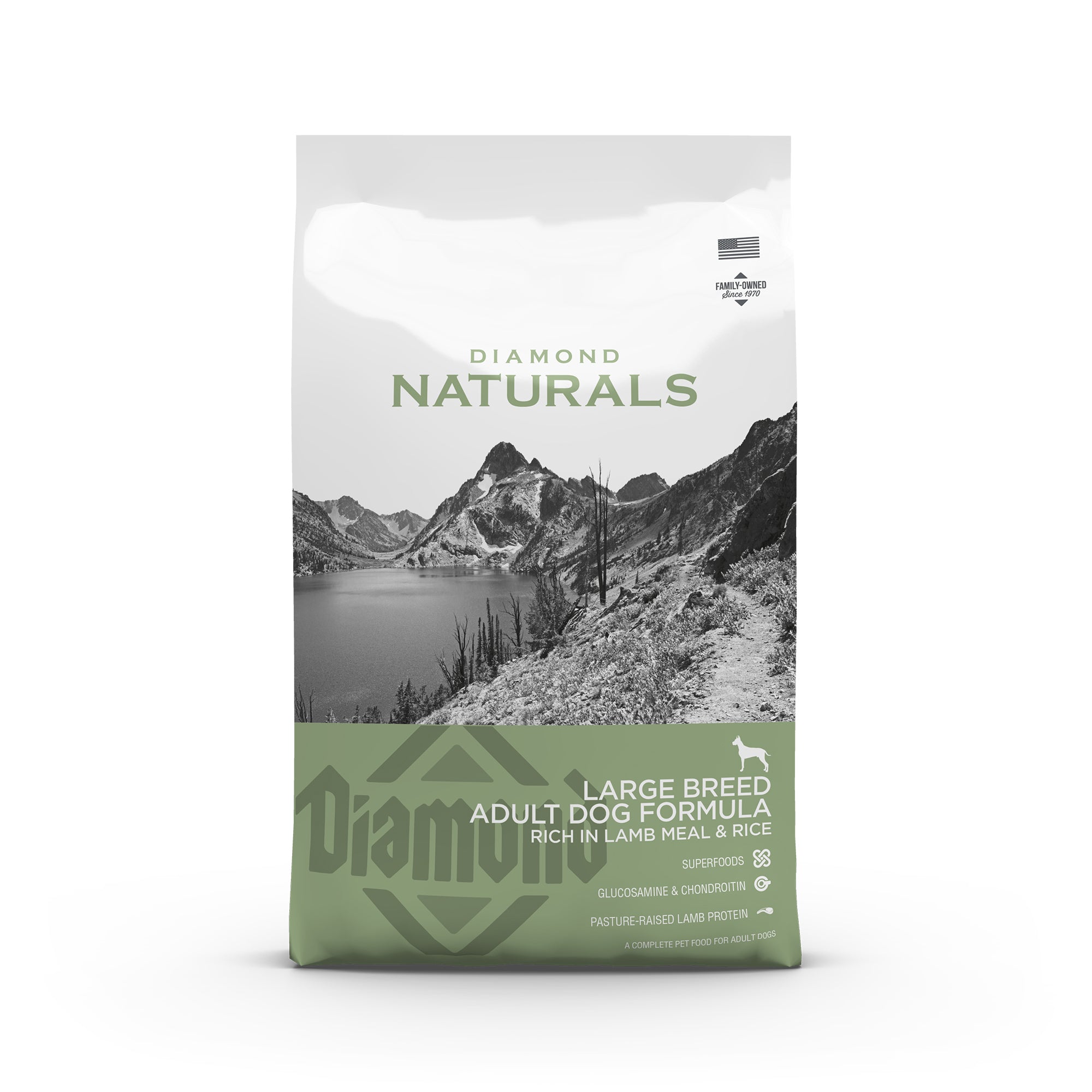 Diamond Naturals Large Breed Adult Dog Formula - Rich in Lamb Meal & Rice - product detail image shop in South Africa