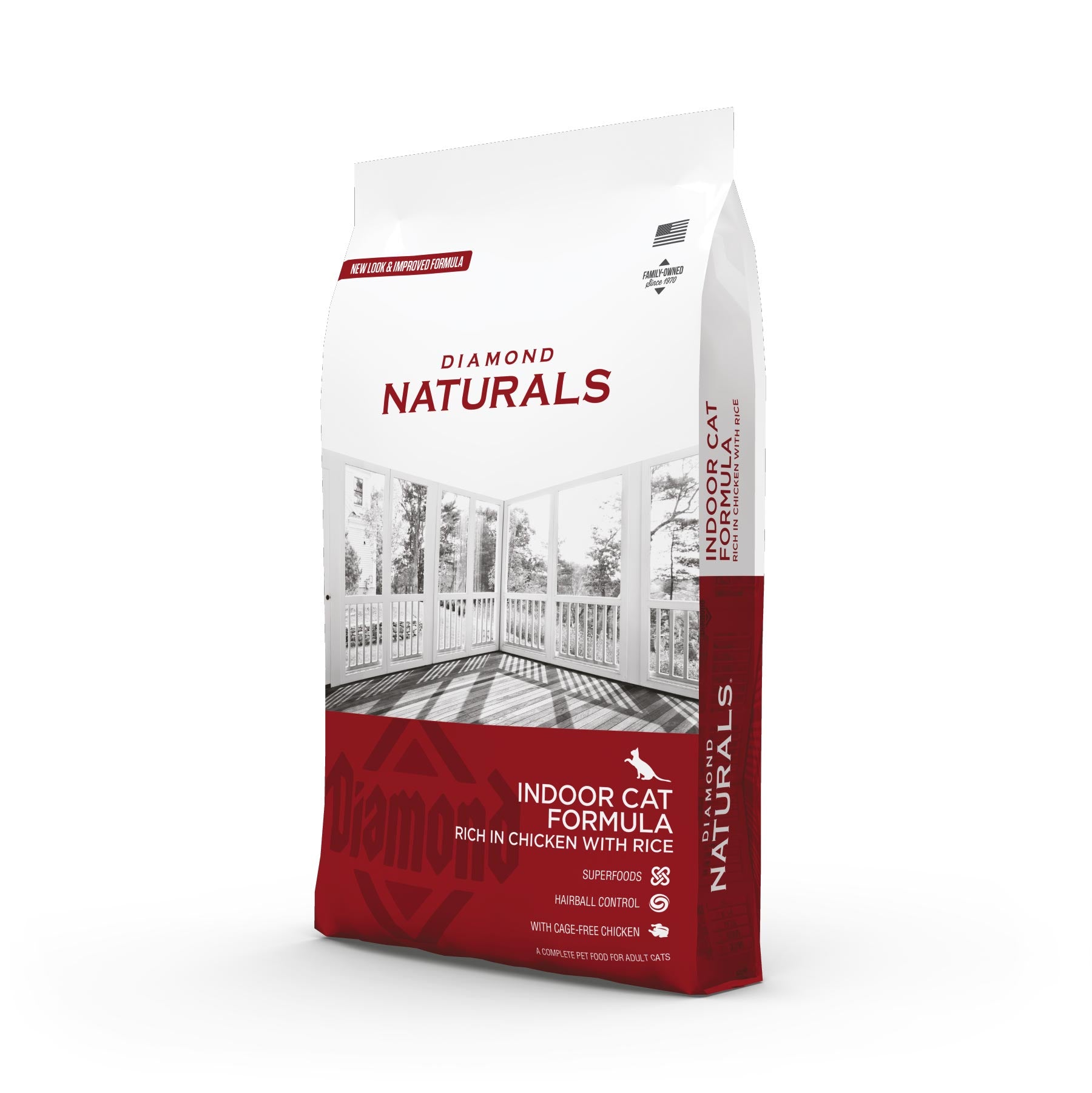 Diamond Naturals Indoor Cat Formula - Rich in Chicken with Rice - product detail image delivered in South Africa