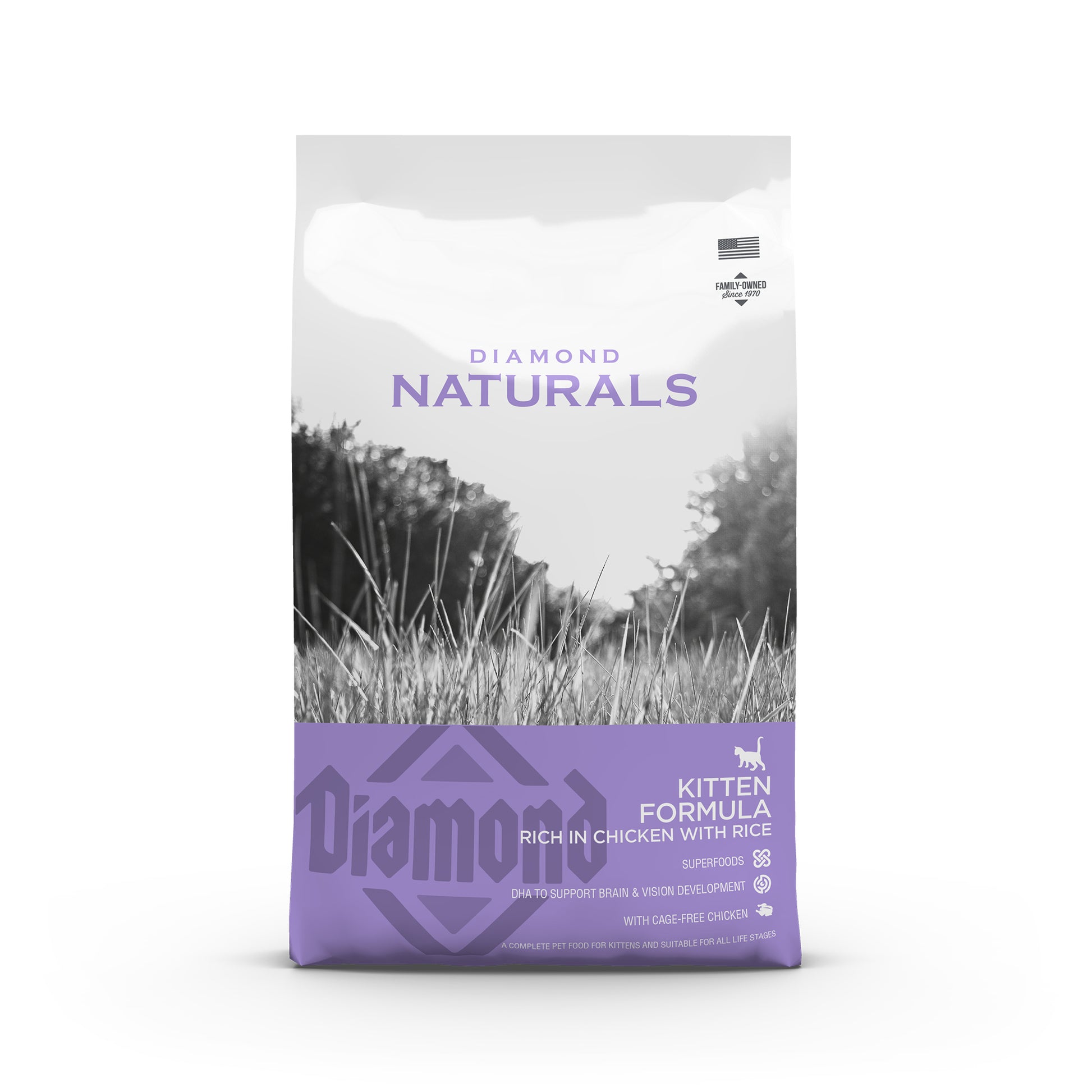 Diamond Naturals Kitten Formula - Rich in Chicken with Rice - product detail image shipping in South Africa