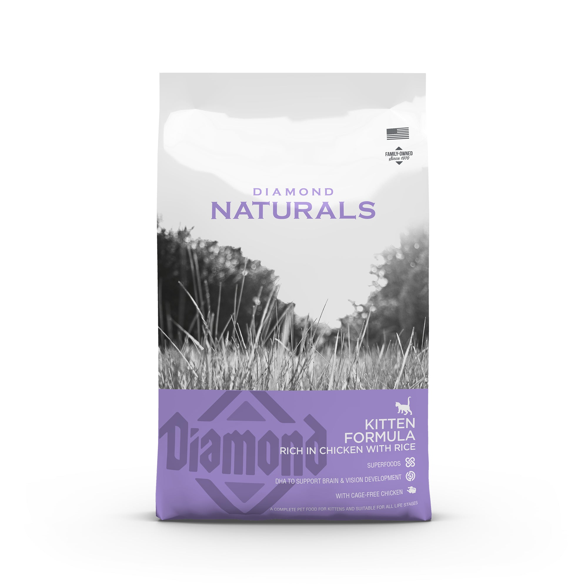 Diamond Naturals Kitten Formula - Rich in Chicken with Rice - product detail image shipping in South Africa