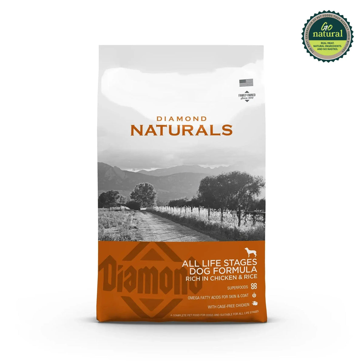 Diamond Naturals All Life Stages Dog Formula Rich in Chicken & Rice Dry Dog Food