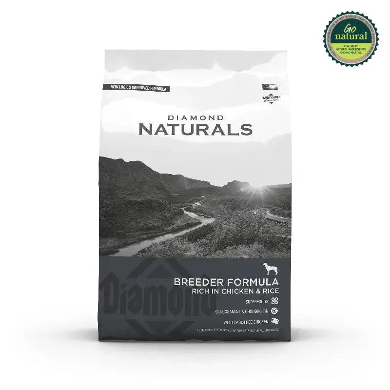 Diamond Naturals Breeder Formula Rich in Chicken & Rice Dry Dog Food   | Canine & Co