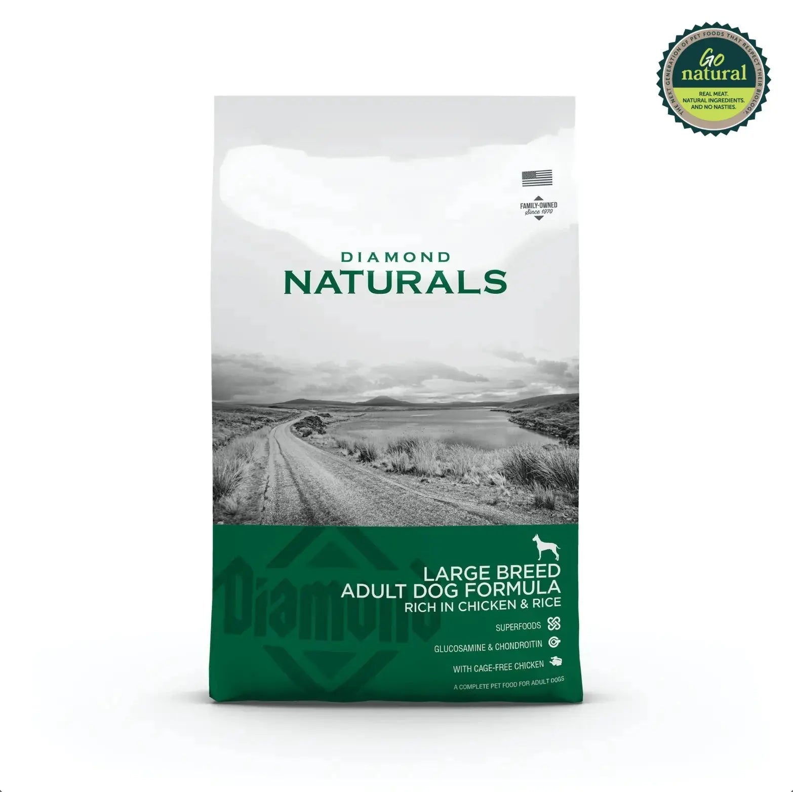 Diamond Naturals Large Breed Adult Dog Formula Rich in Chicken & Rice Dry Dog Food   | Canine & Co
