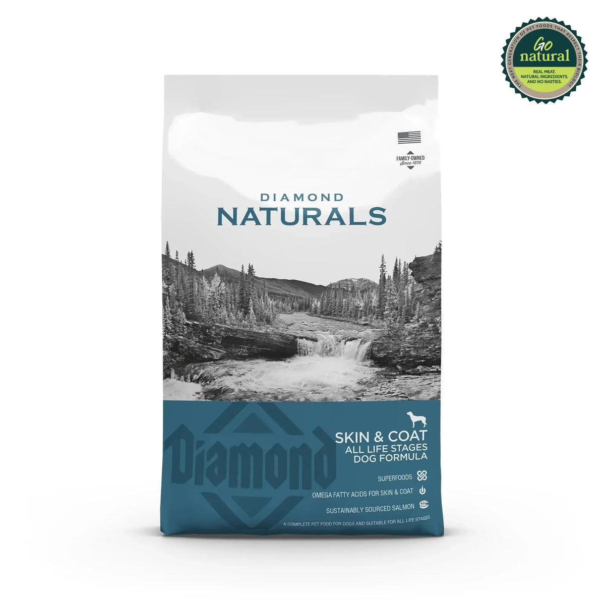 Diamond Naturals Skin and Coat All Life Stages Dog Formula Rich in Salmon & Potato Dry Dog Food