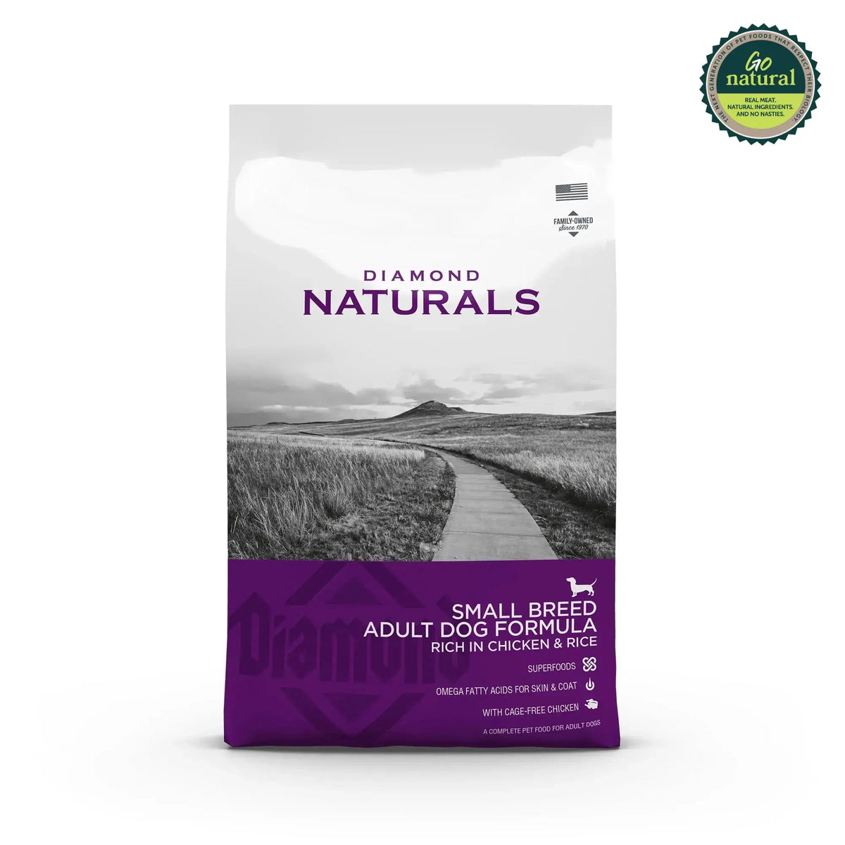 Diamond Naturals Small Breed Adult Dog Formula Rich in Chicken & Rice Dry Dog Food