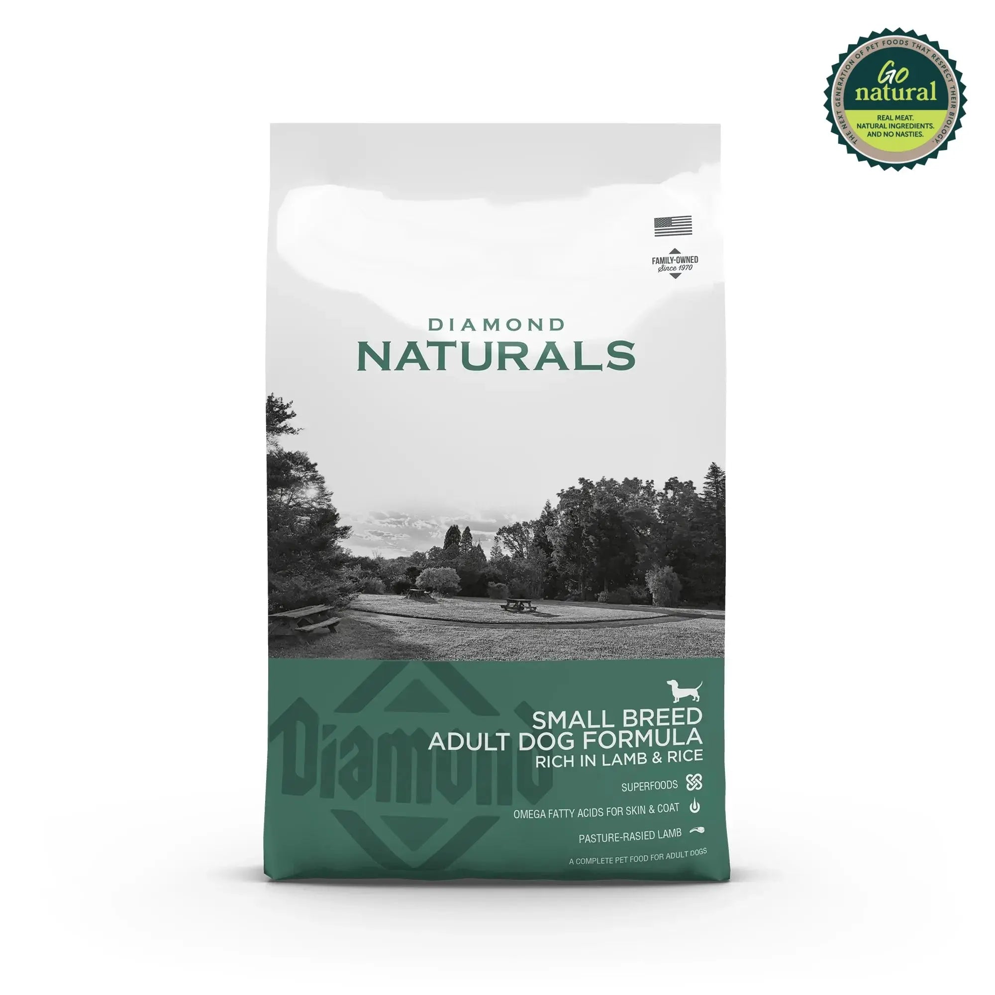 Diamond Naturals Small Breed Adult Dog Formula Rich in Lamb & Rice Dry Dog Food   | Canine & Co
