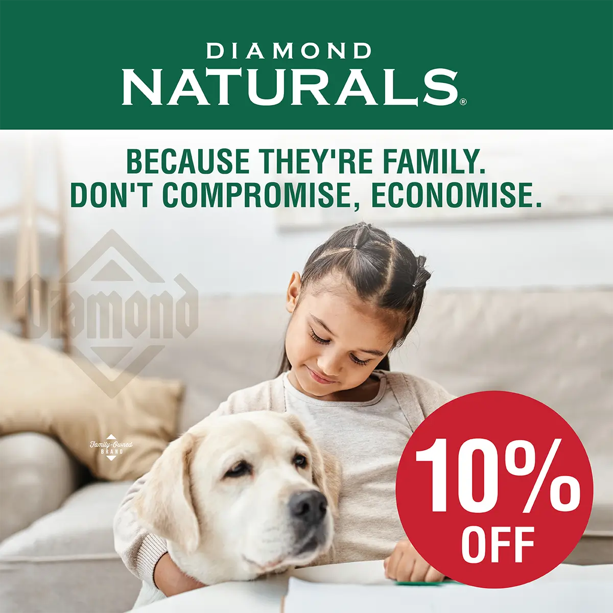 Save 10% - Diamond Naturals