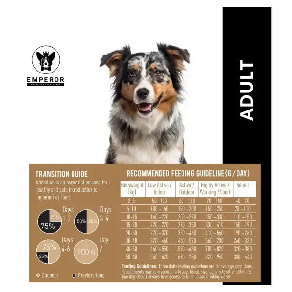 Emperor Adult Liver Dry Dog Food   | Canine & Co