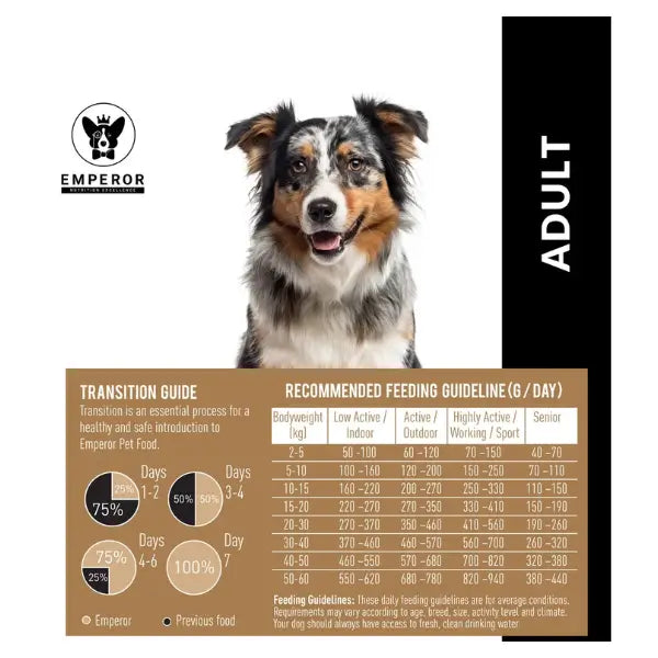 Emperor Adult Liver Dry Dog Food
