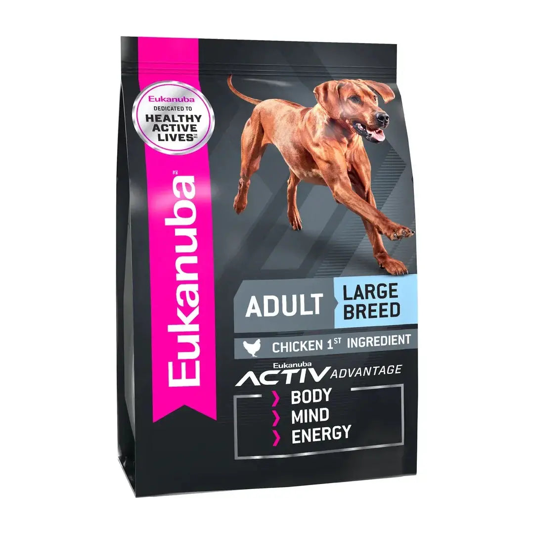 Eukanuba Adult Large Breed Dry Dog Food, front of pack