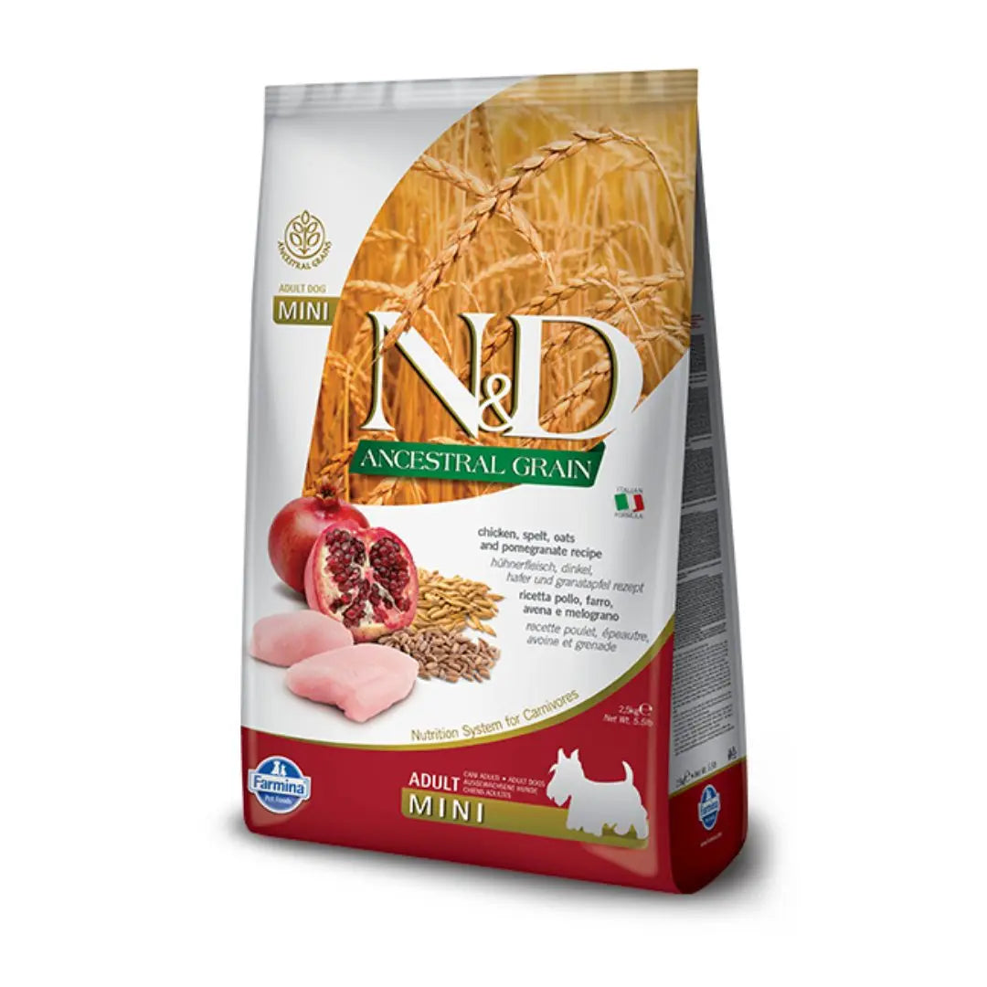 Farmina N&D Ancestral Grain Chicken & Pomegranate Adult Dog Food   | Canine & Co