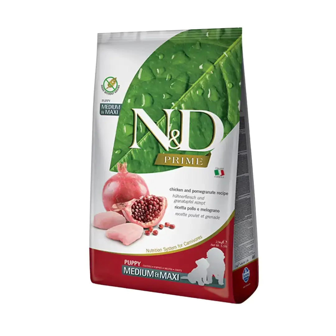 Farmina N&D Prime Chicken & Pomegranate Puppy Dog Food   | Canine & Co