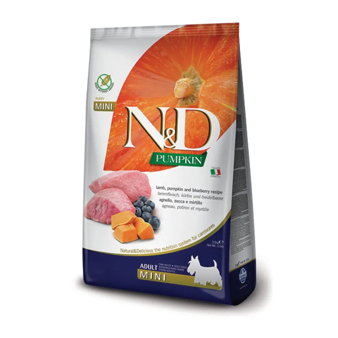 Farmina N&D Pumpkin Lamb, Pumpkin & Blueberry Adult Dog Food   | Canine & Co