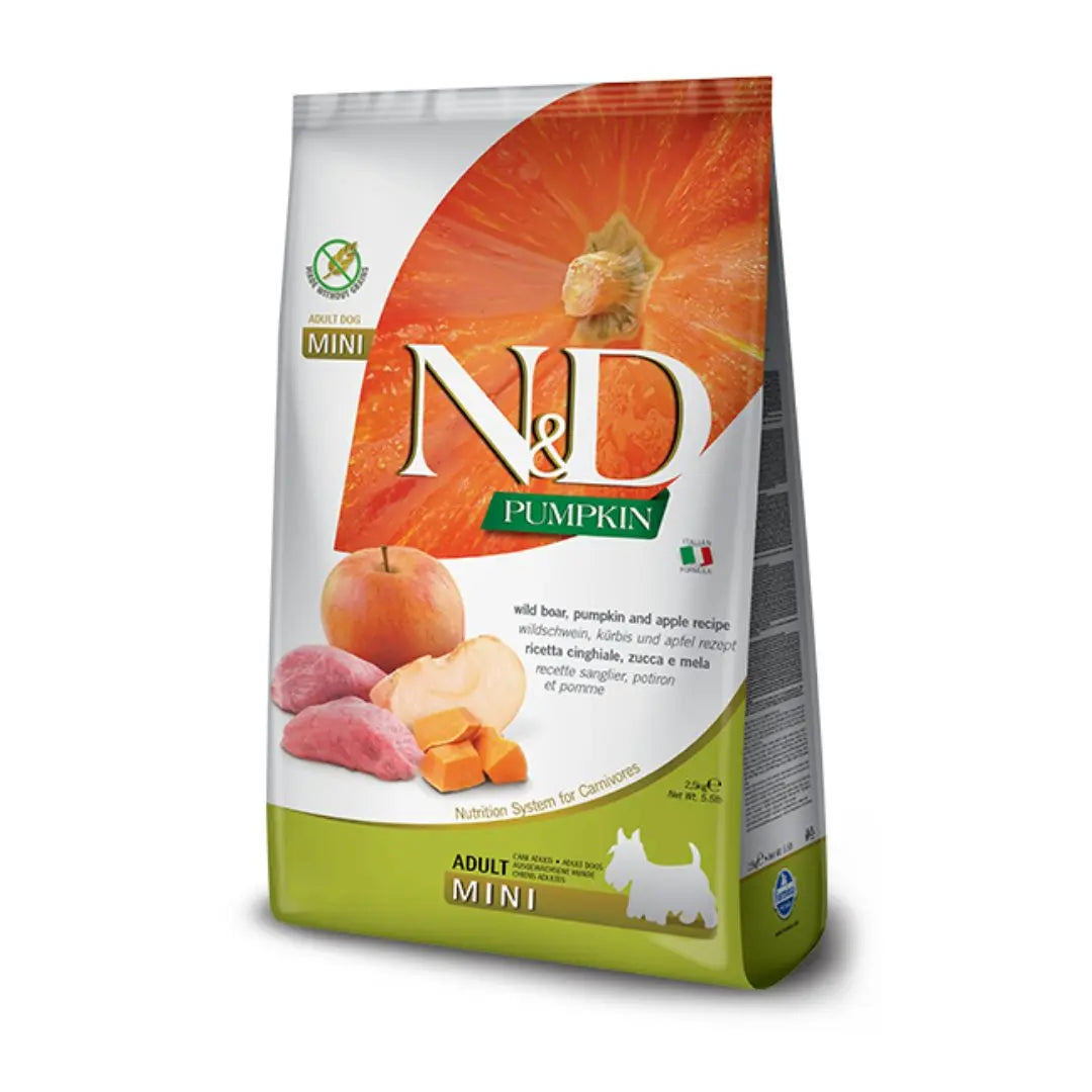 Farmina N&D Pumpkin Wild Boar, Pumpkin & Apple Adult Dog Food   | Canine & Co