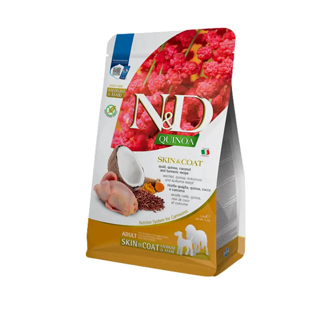 Farmina N&D Quinoa Skin & Coat Quail Adult Dog Food   | Canine & Co