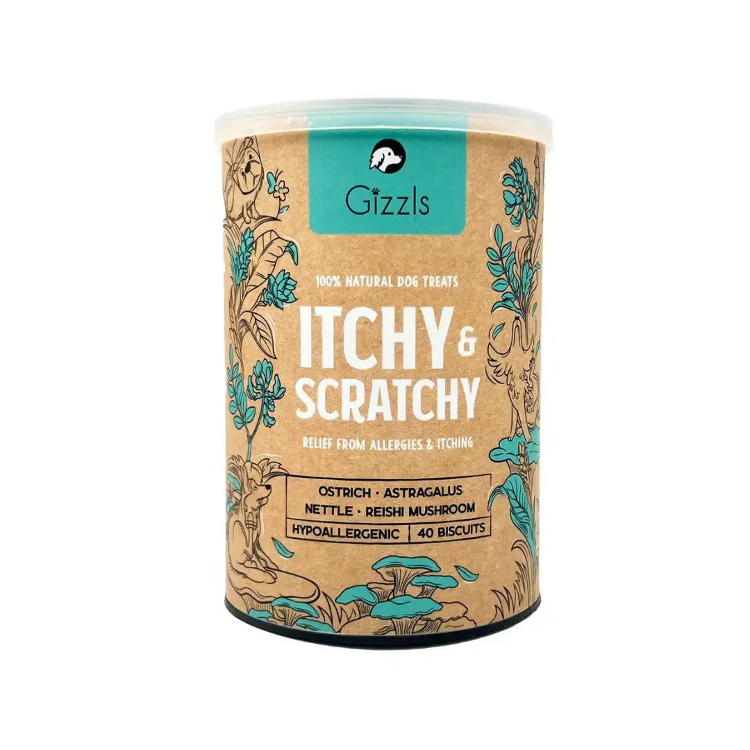 Gizzls Botanicals Itchy & Scratchy Dog Biscuits   | Canine & Co