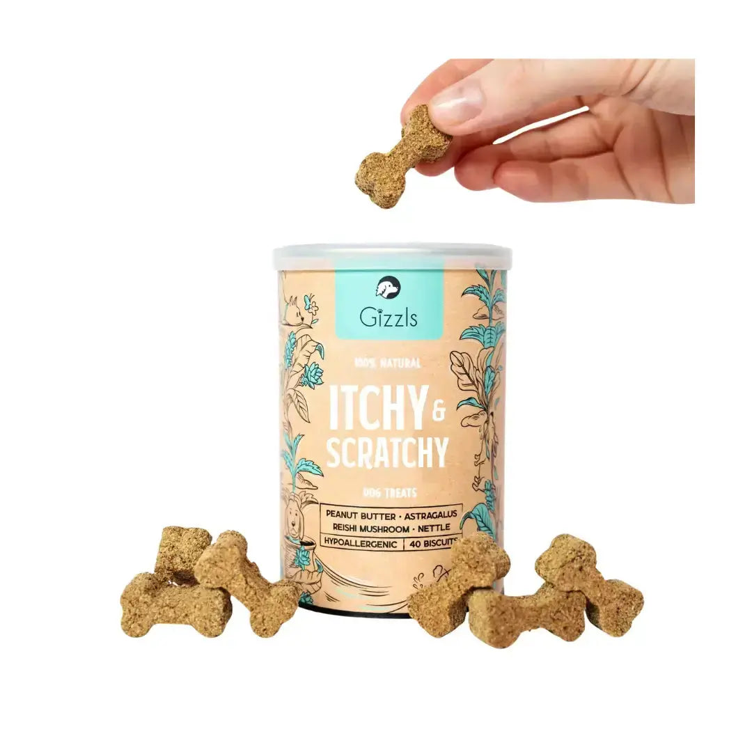 Gizzls Botanicals Itchy & Scratchy Dog Biscuits   | Canine & Co