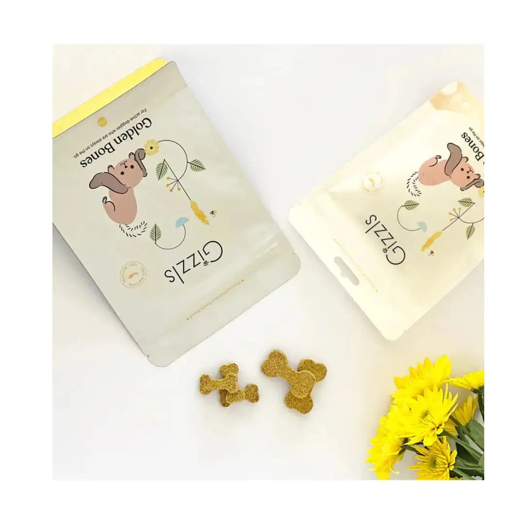 Gizzls Golden Bones Dog Treats   | Canine & Co