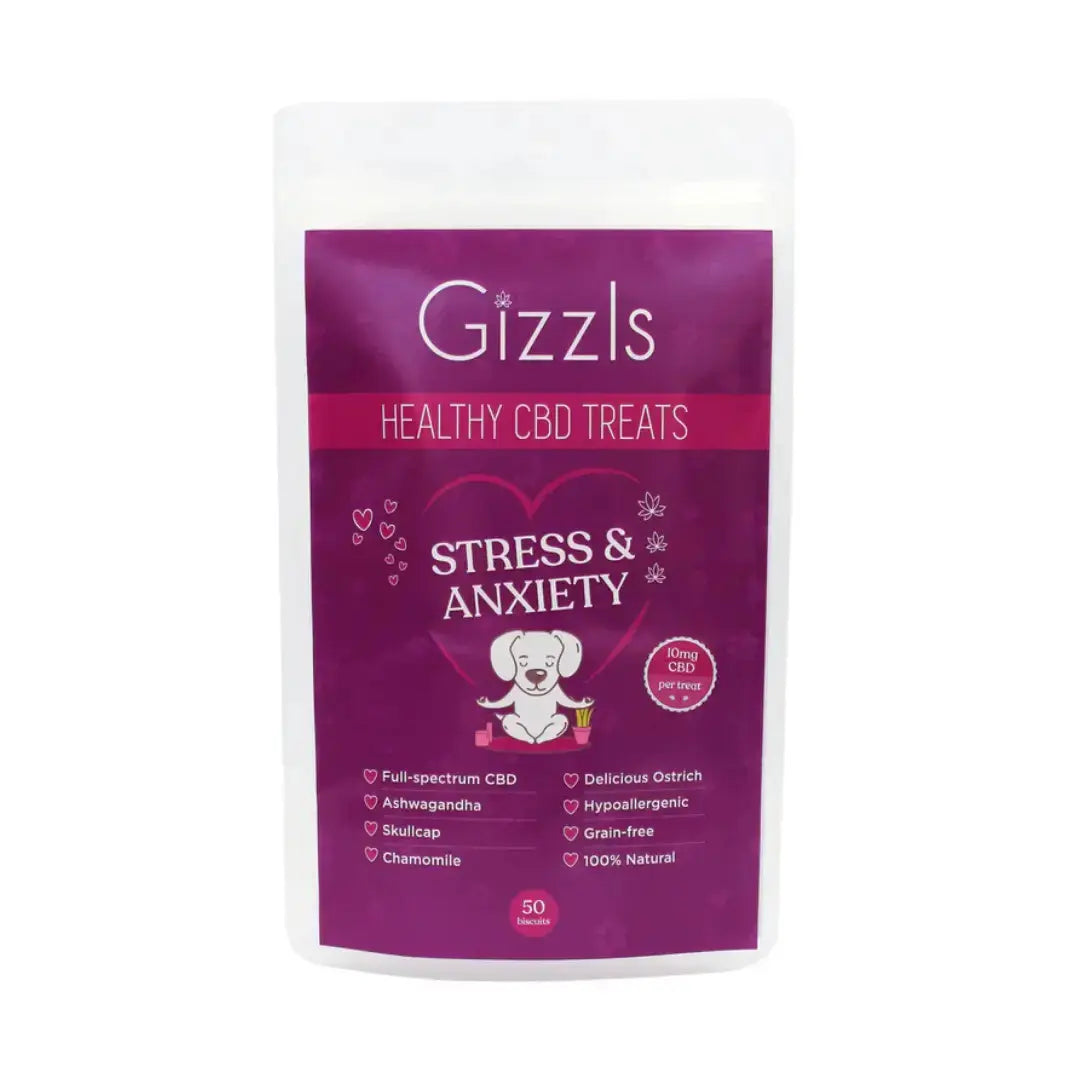 Gizzls Large Dog Stress & Anxiety CBD Dog Treats   | Canine & Co