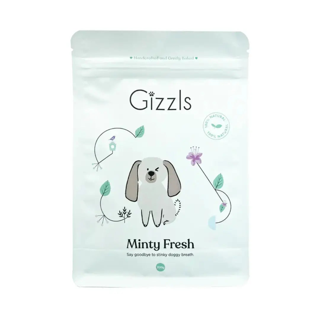 Gizzls Minty Fresh Dog Dental Treats   | Canine & Co