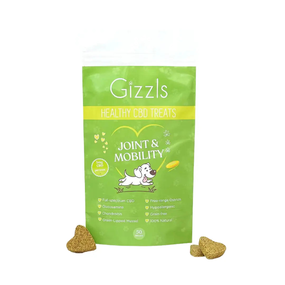 Gizzls Large Dog Joint & Mobility CBD Treats