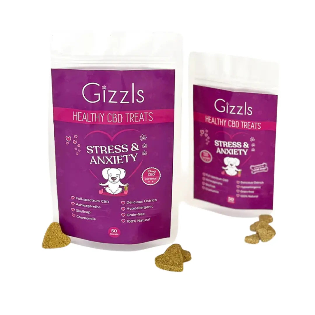 Gizzls Large Dog Stress & Anxiety CBD Treats