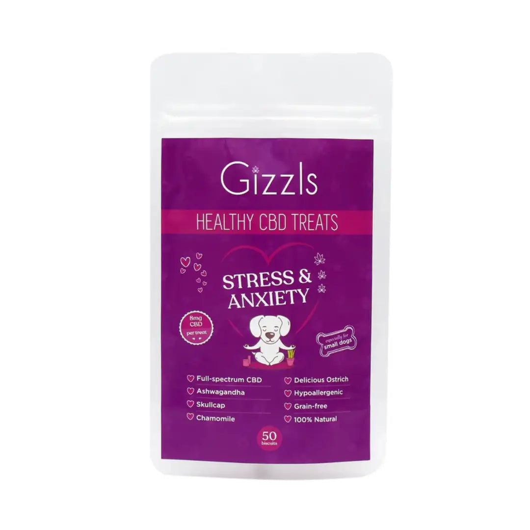 Gizzls Small Dog Stress & Anxiety CBD Treats
