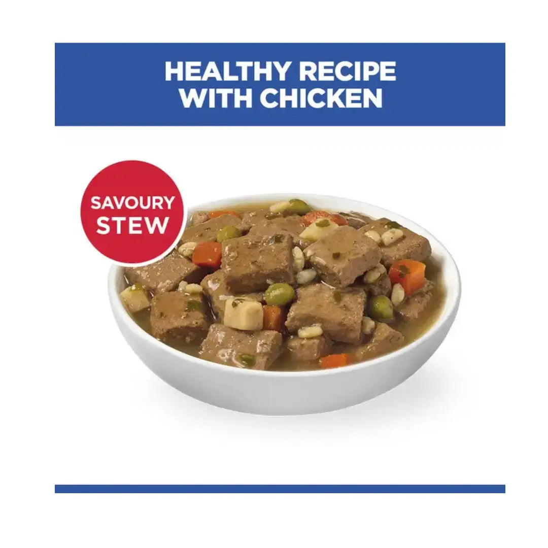 Hill’s Science Plan Adult Chicken & Carrot Stew Wet Dog Food   | Canine & Co