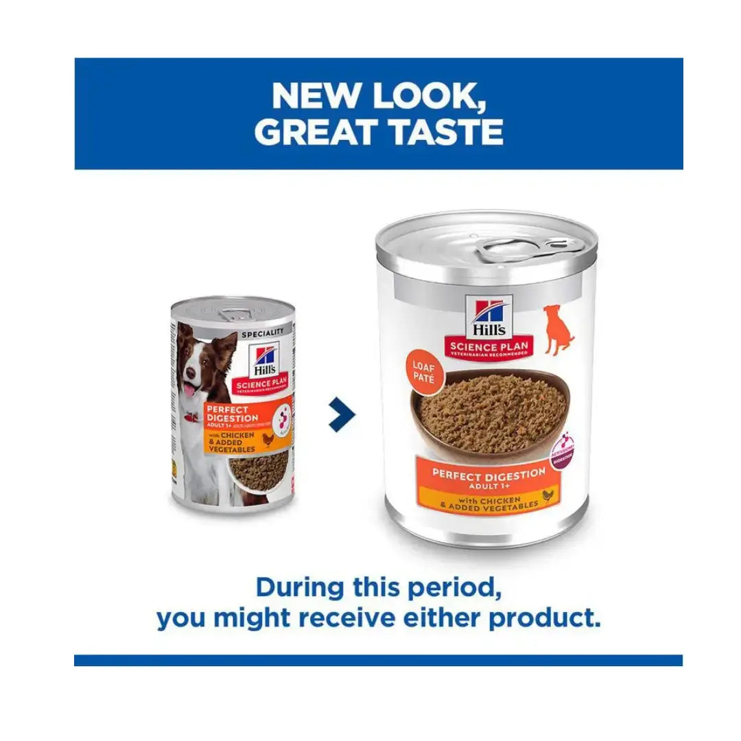 Hill’s Science Plan Adult Perfect Digestion Chicken Canned Dog Food   | Canine & Co