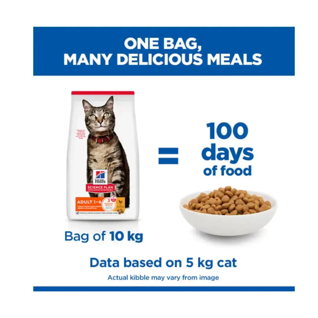 Hill's Science Plan Feline Adult Chicken Dry Cat Food   | Canine & Co