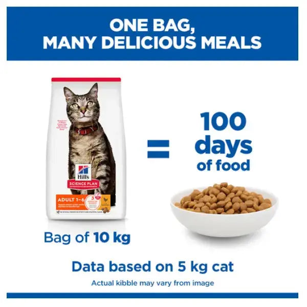 Hill's Science Plan Feline Adult Chicken Dry Cat Food   | Canine & Co