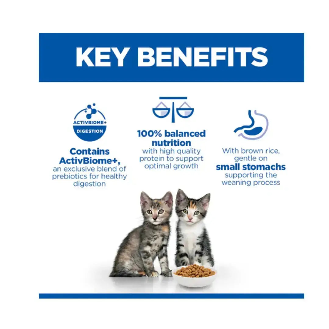 Hill's Science Plan Feline Kitten Chicken Dry Cat Food   | Canine & Co