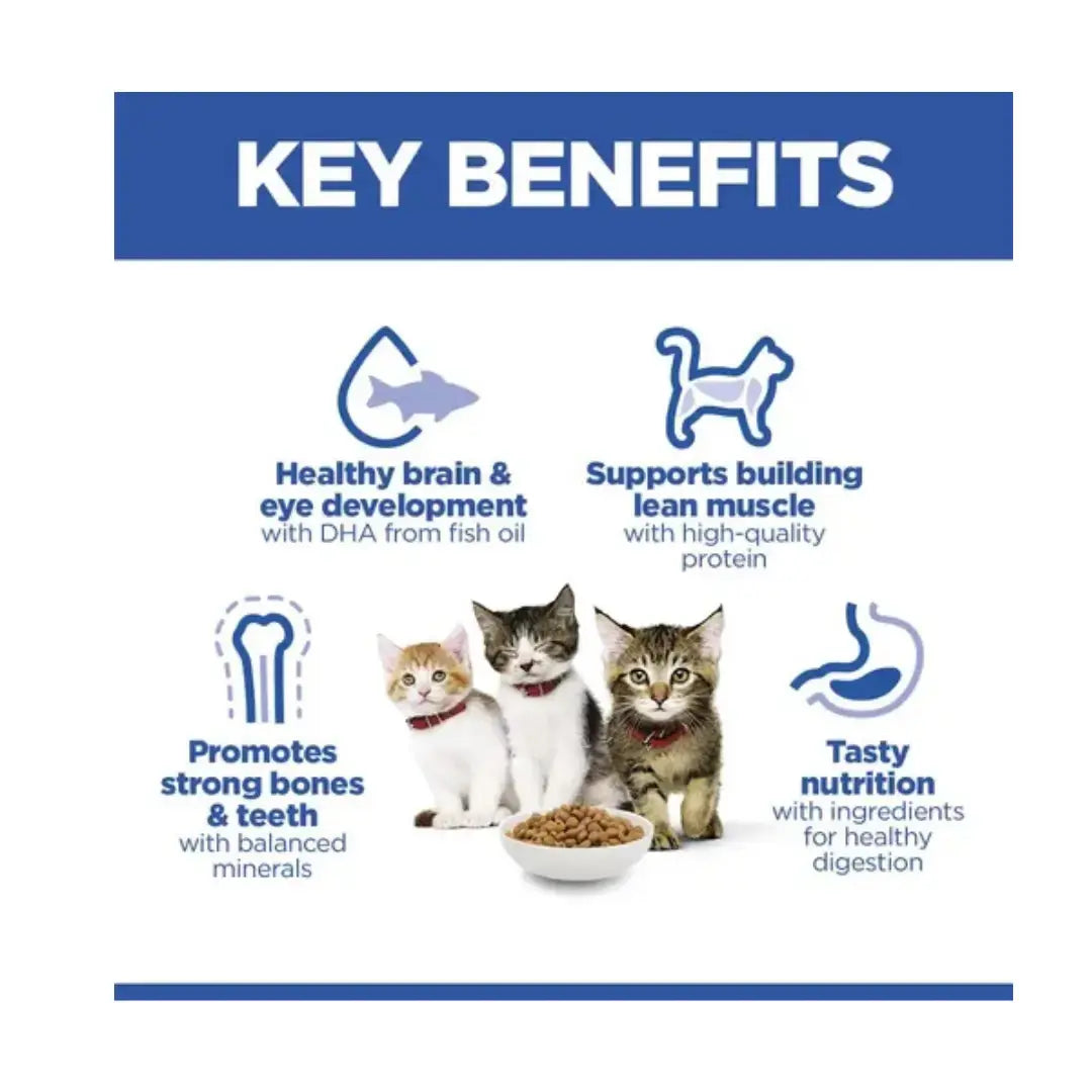 Hill's Science Plan Feline Kitten Salmon Dry Cat Food (Previously Tuna)   | Canine & Co