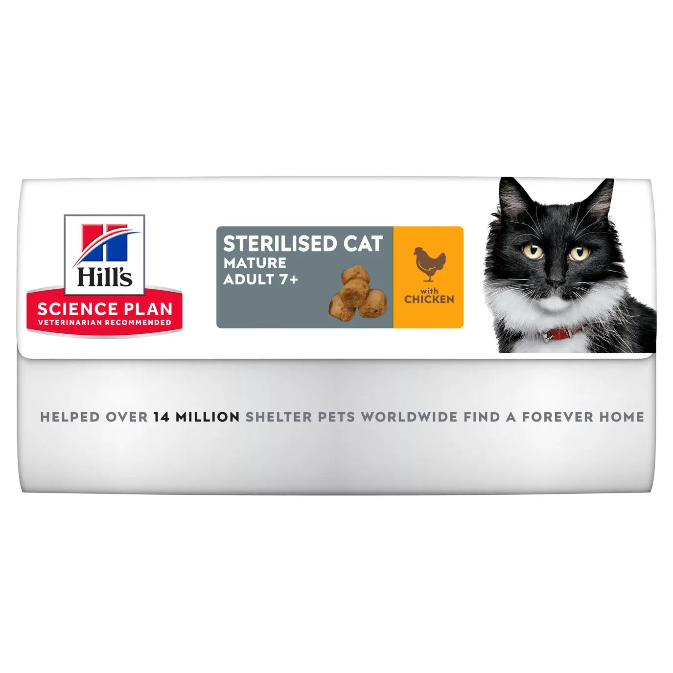 Hill's Science Plan Feline Mature Adult Sterilised Cat Chicken Dry Cat Food   | Canine & Co