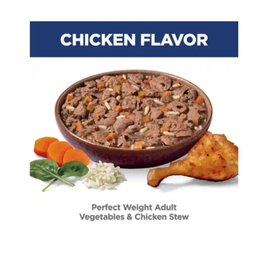 Hill's Science Plan Feline Perfect Weight Chicken & Vegetable Wet Cat Food   | Canine & Co