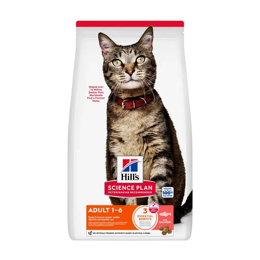 Hill's Science Plan Feline Salmon Adult Dry Cat Food   | Canine & Co