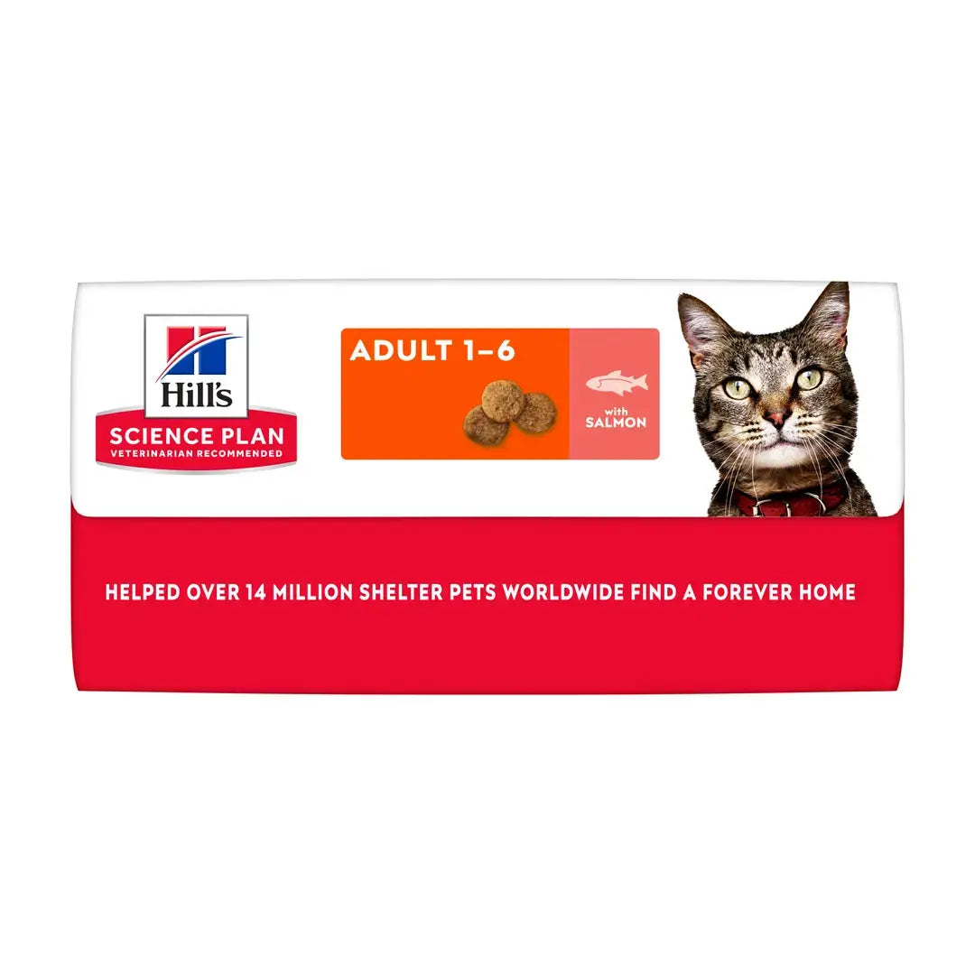 Hill's Science Plan Feline Salmon Adult Dry Cat Food   | Canine & Co