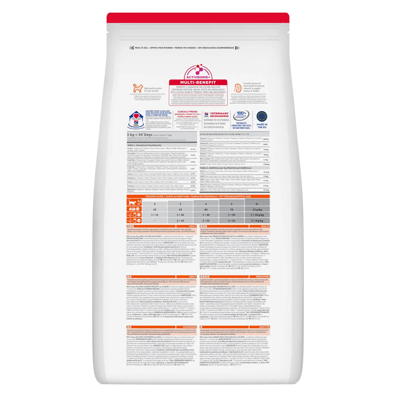 Hill's Science Plan Feline Tuna Adult Dry Cat Food   | Canine & Co