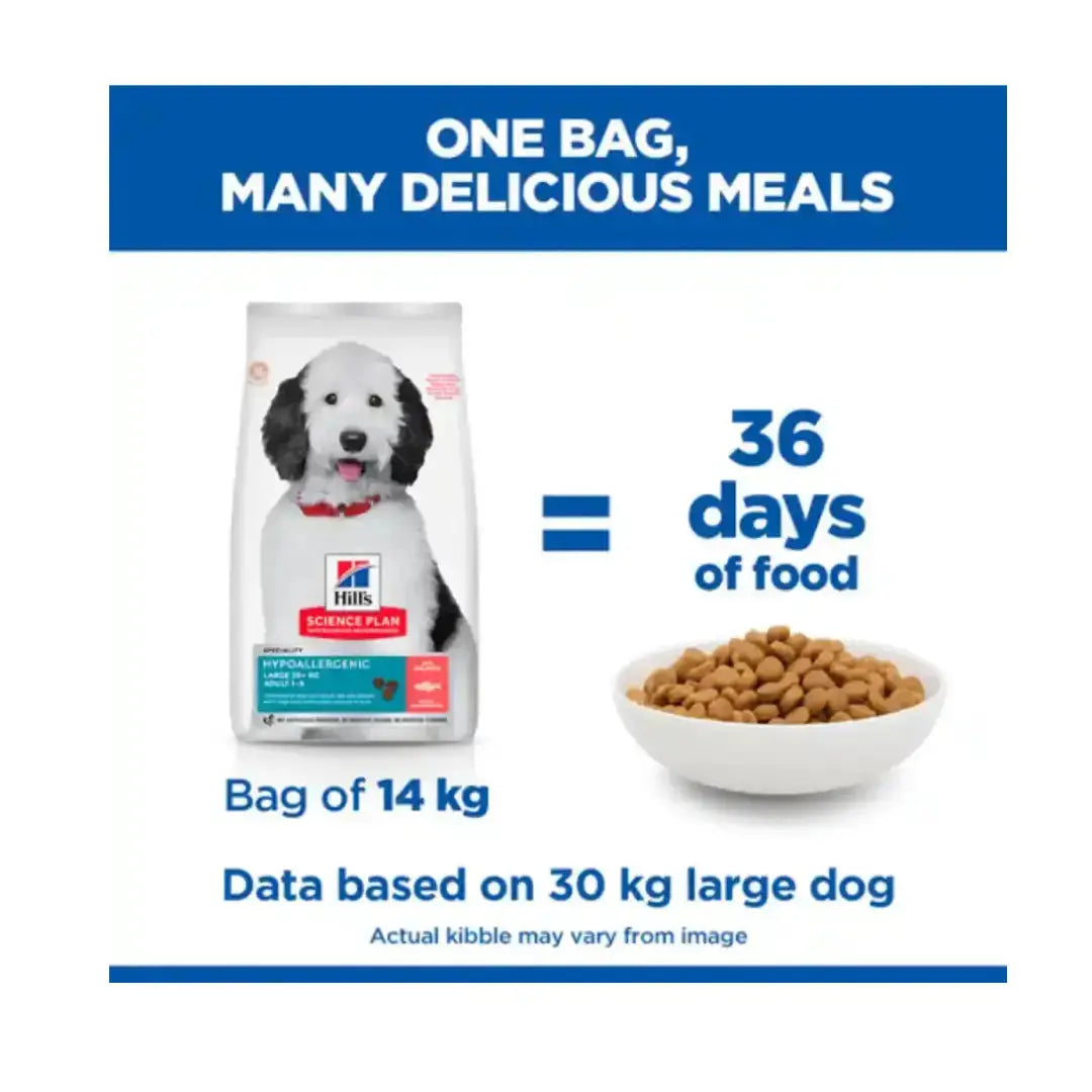 Hill's Science Plan Hypoallergenic Adult Large Breed with Salmon Dry Dog Food   | Canine & Co