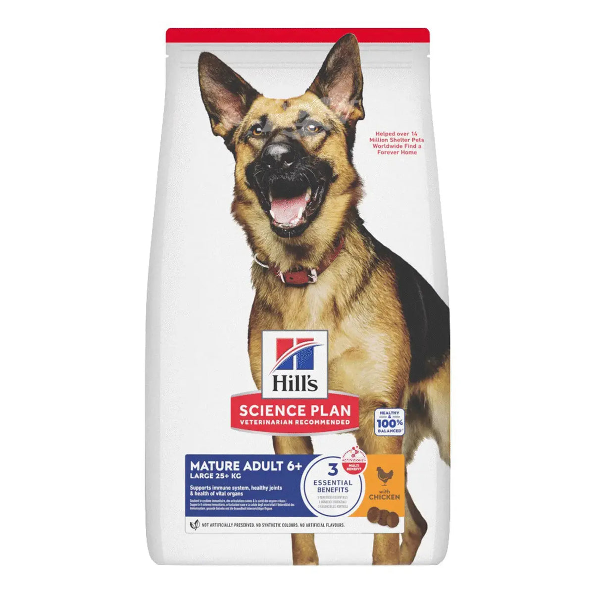 Hill’s Science Plan Large Breed Mature Adult 6+ Chicken Dry Dog Food   | Canine & Co