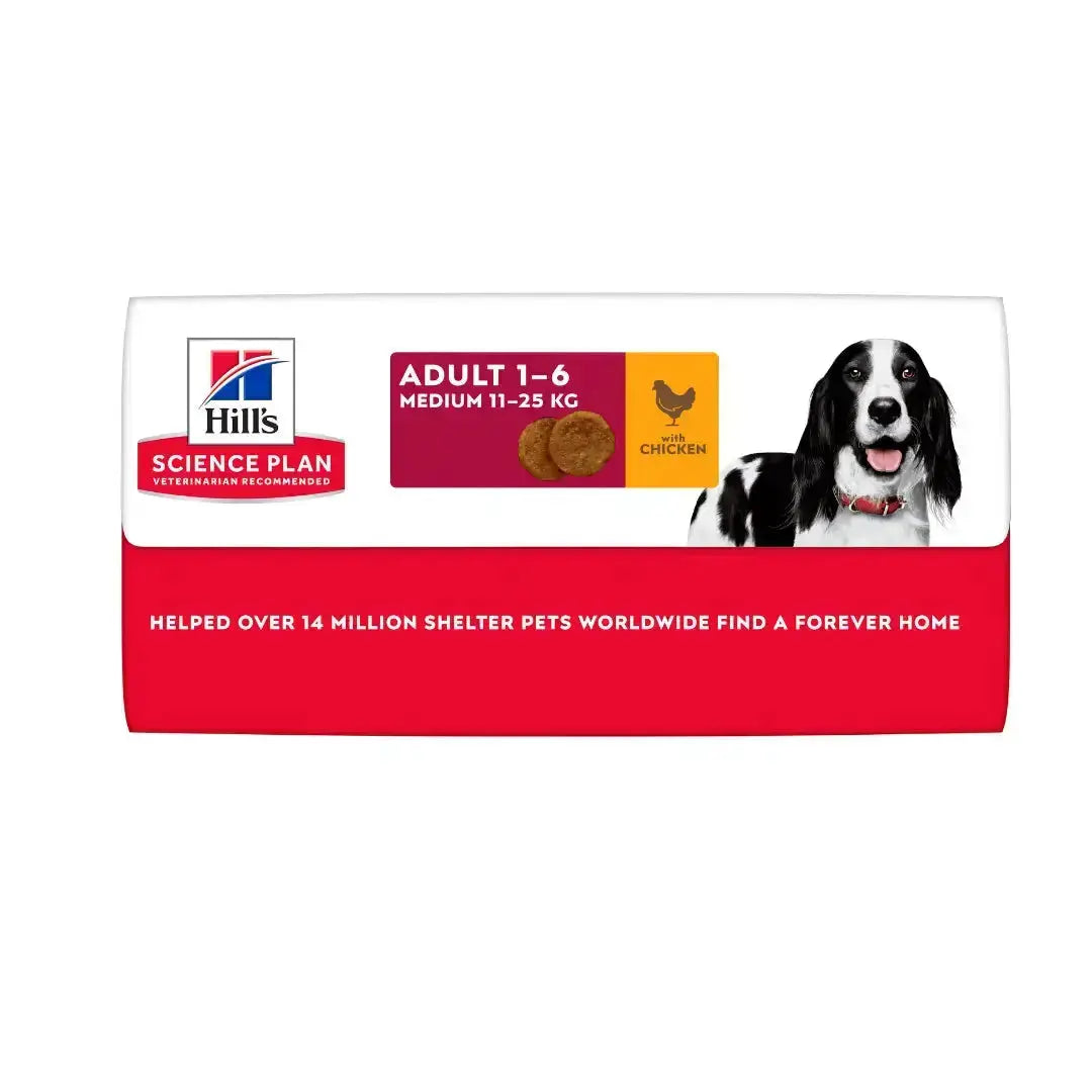 Hill’s Science Plan Medium Breed Adult Chicken Dry Dog Food   | Canine & Co