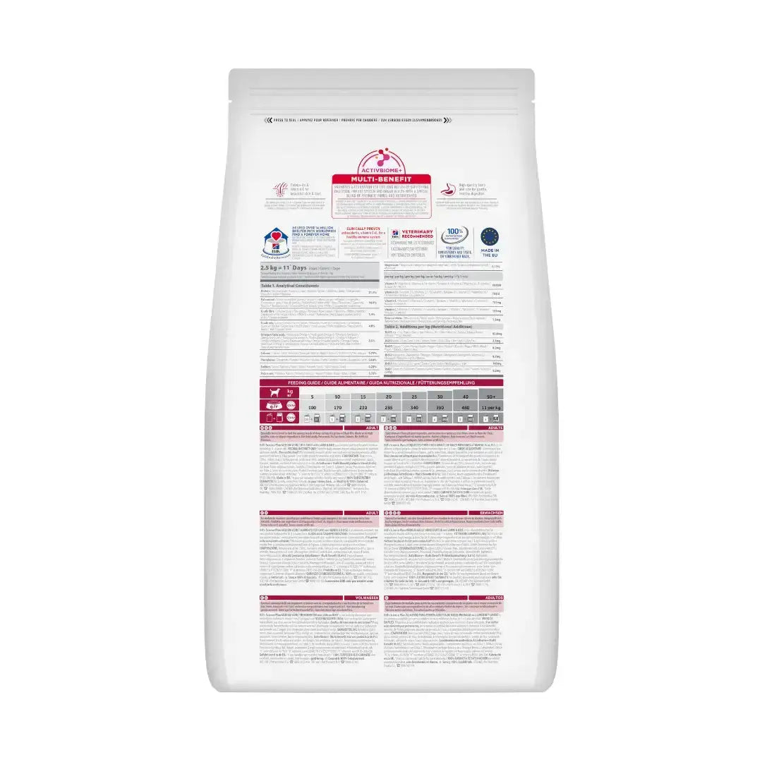 Hill’s Science Plan Medium Breed Adult Lamb & Rice Dry Dog Food   | Canine & Co