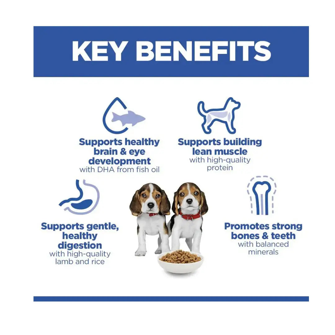 Hill’s Science Plan Medium Breed Puppy Lamb & Rice Dry Dog Food   | Canine & Co