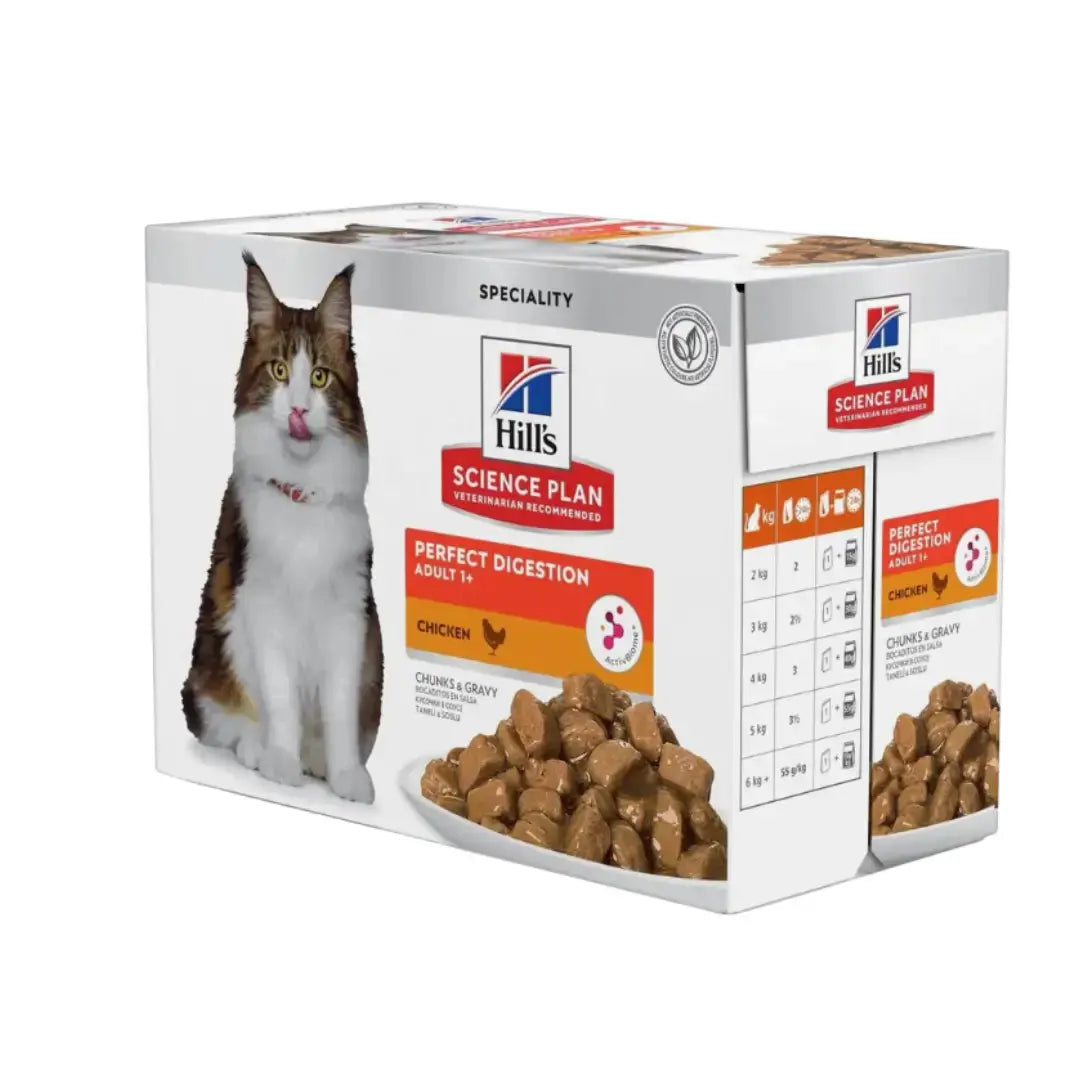 Hill's Science Plan Perfect Digestion Adult Cat Wet Cat Food   | Canine & Co