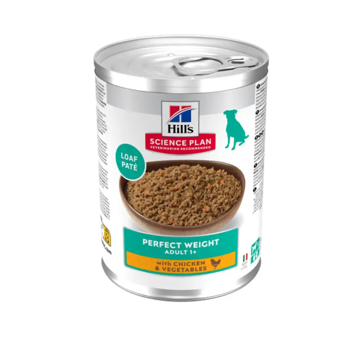 Hill's Science Plan Perfect Weight Adult Vegetable & Chicken Stew Wet Dog Food Can   | Canine & Co